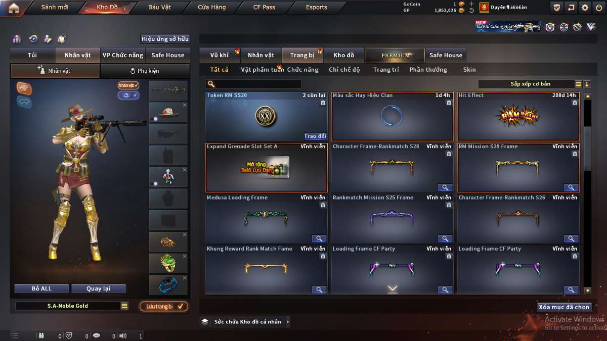 shop acc cf uy tin gia re